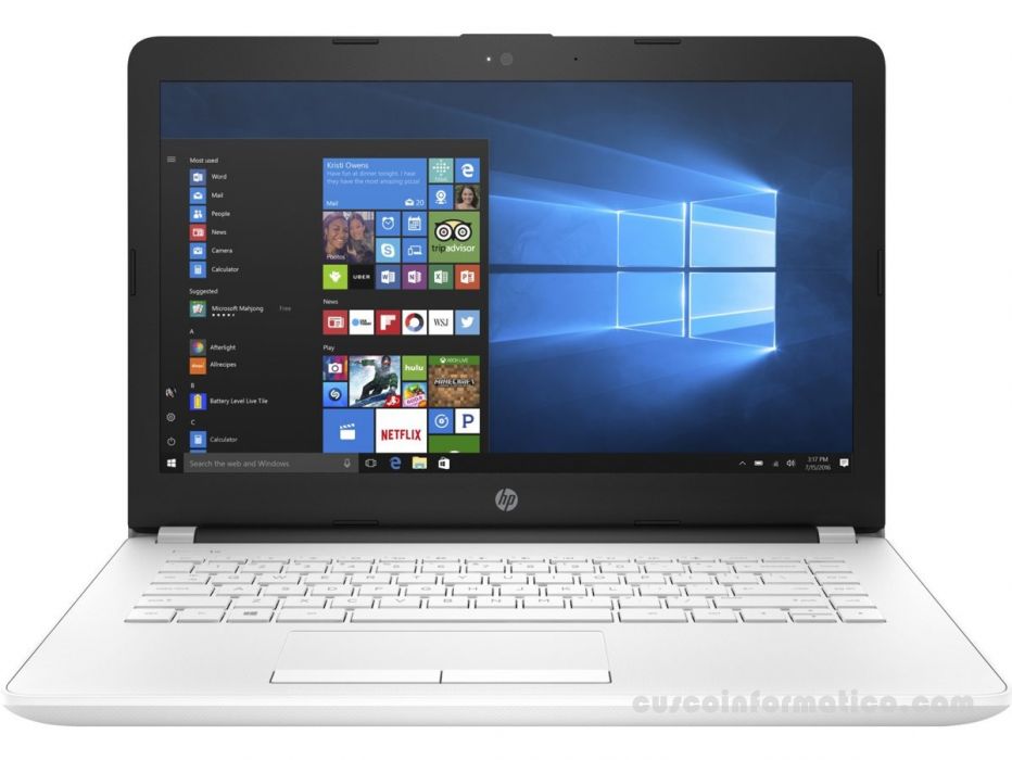 Notebook HP 14-bs006la , Intel Celeron 4GB DDR3L  1TB